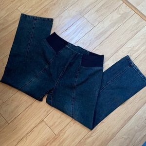 DG2 blue denim jeans size 1X side stretch waist